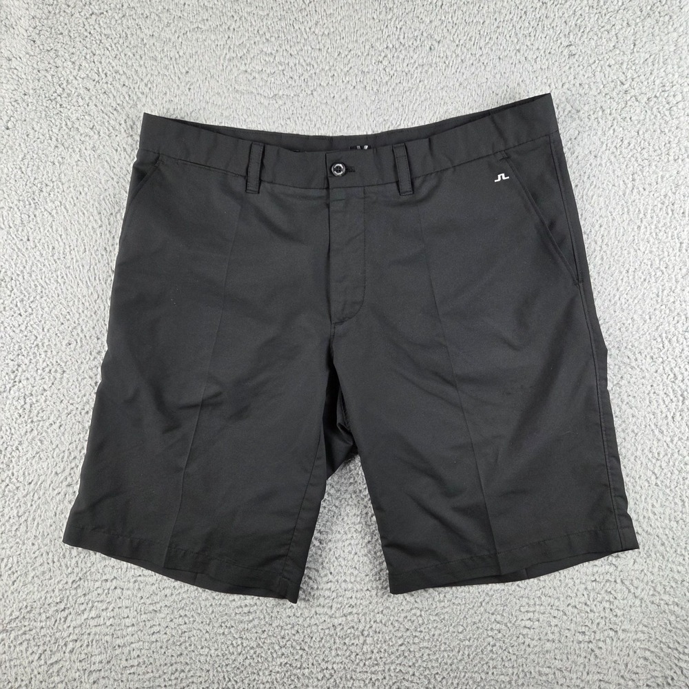 J Lindeberg Shorts Mens 36 Black Sport Golf Performance Polyester